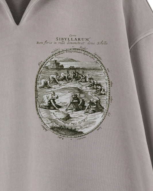 Alchemy Vintage Wash Collared Sweatshirt