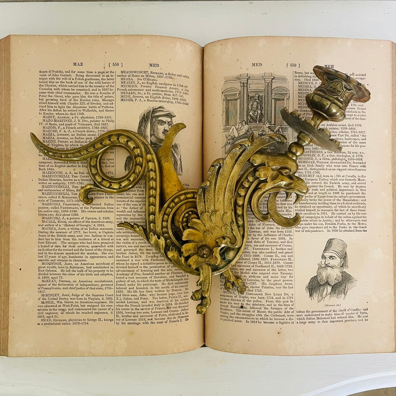 19th-Century Bronze Dragon Candlestick, Germany