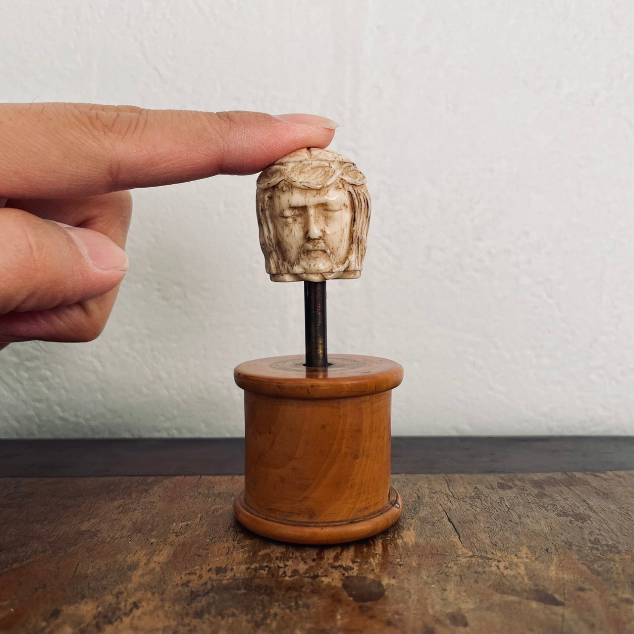 Memento Mori – Christ's Head Carving