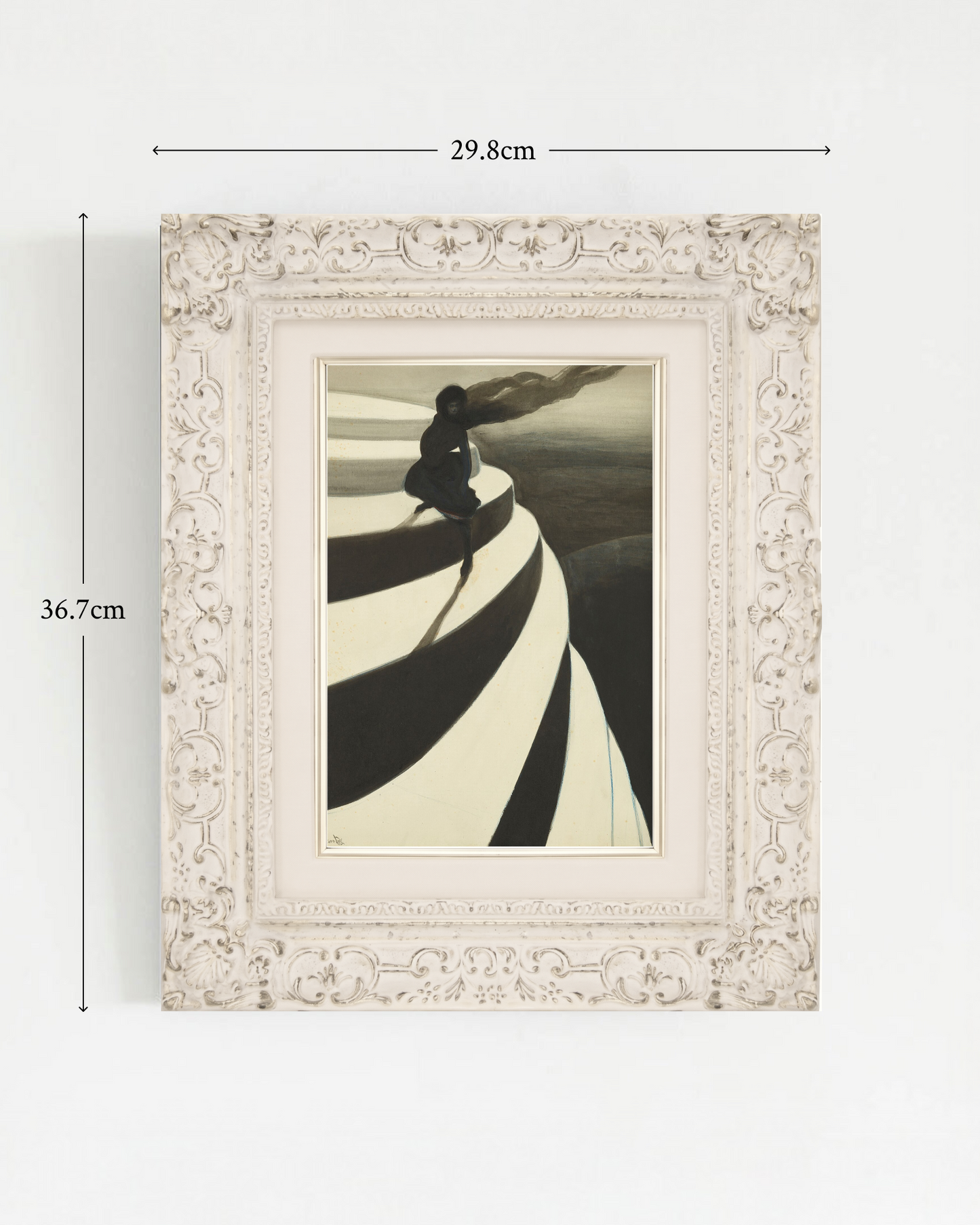 SILENCE-06 : Léon Spilliaert - "Vertigo" Framed Art