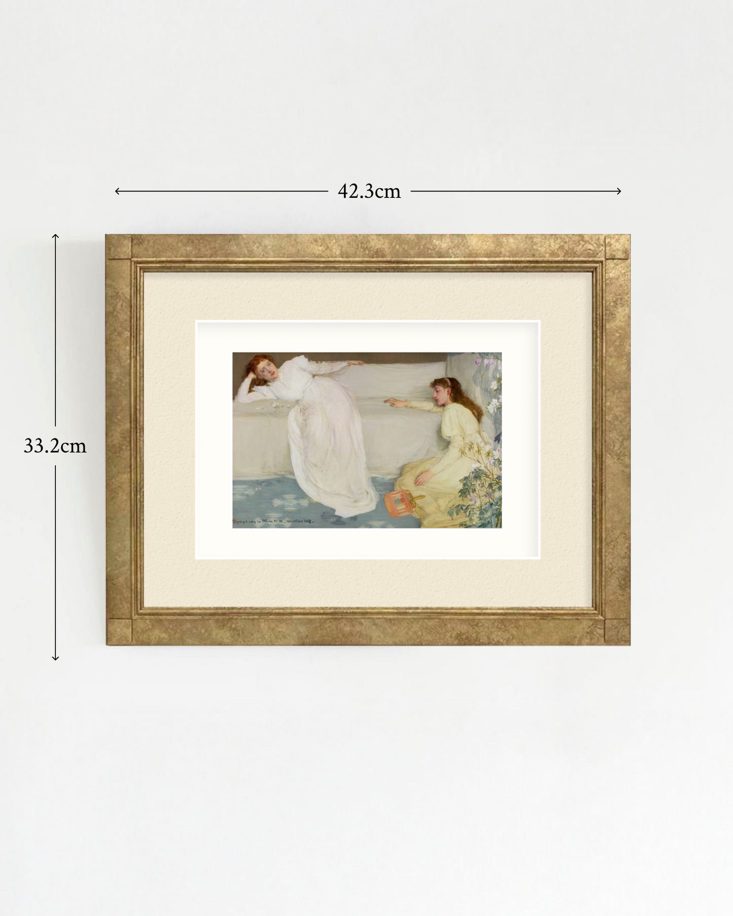 REVERIE-01 : James McNeill Whistler - "Symphony in White, No. III" Framed Art