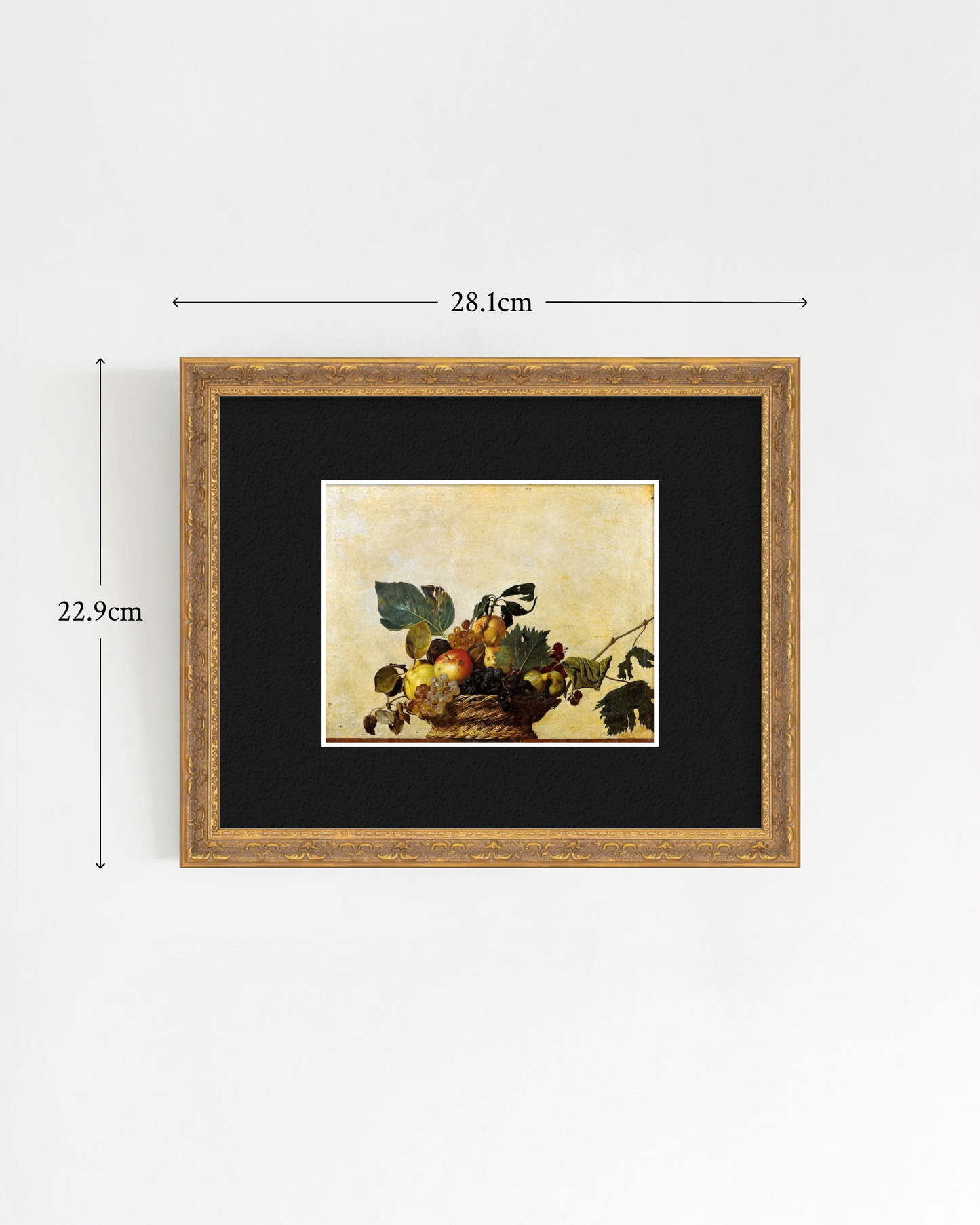 DRAMA-02: Caravaggio - "Basket of Fruit" Framed Art