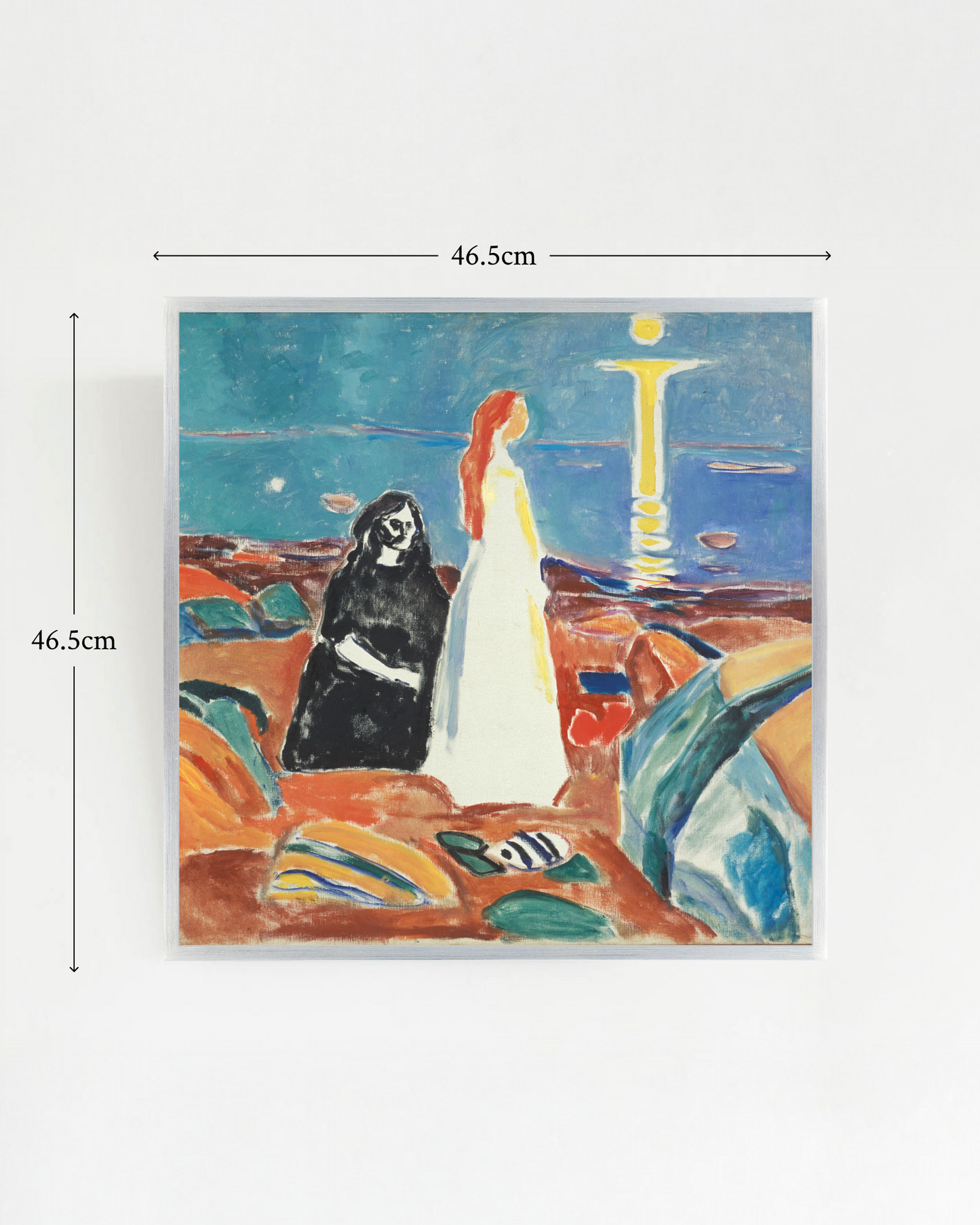 Edvard Munch - "Two Women on the Shore" Framed Art
