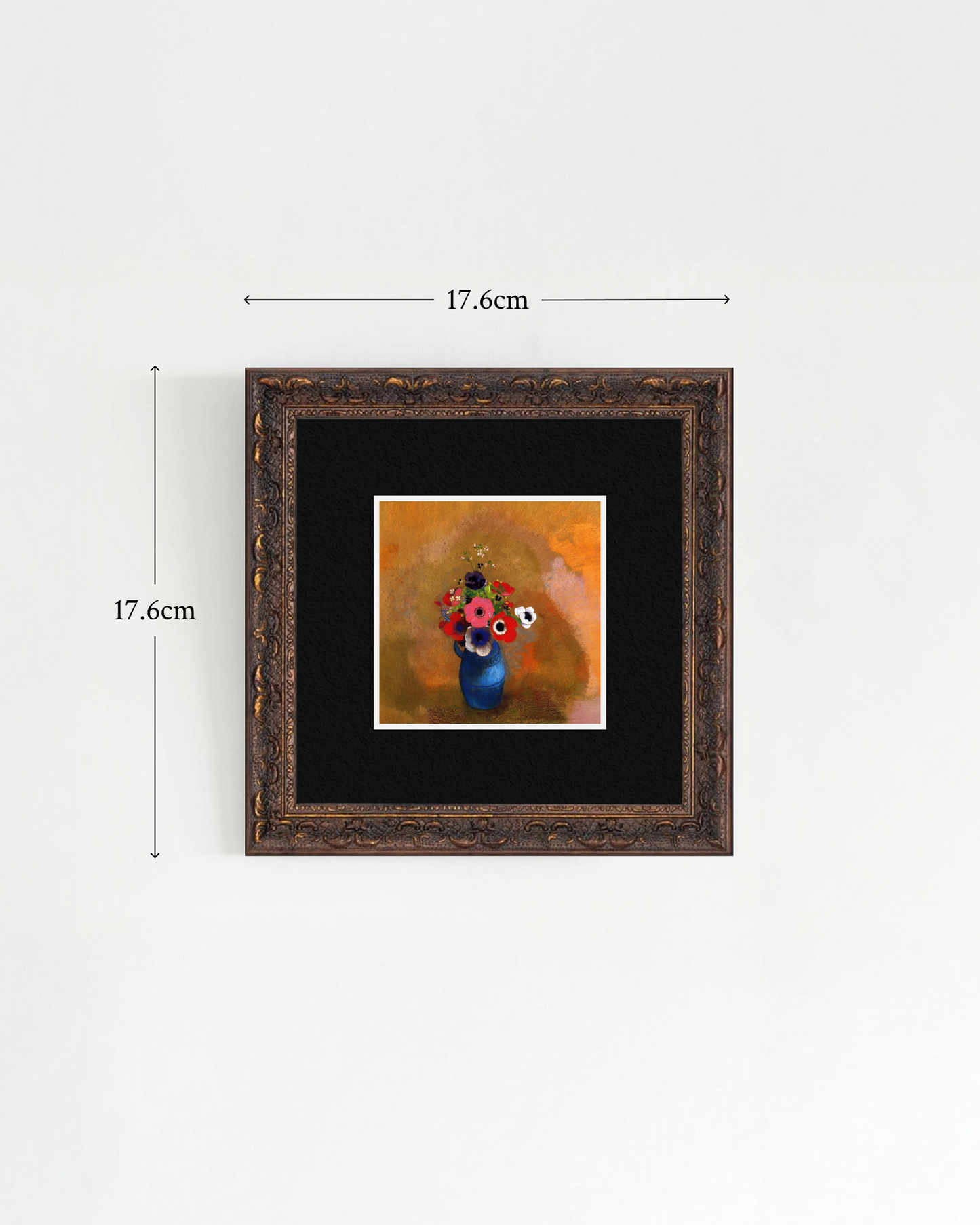 Odilon Redon - "Vase de fleurs" Miniature Framed Art