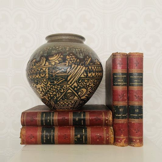 Set of 16 Antique French Dictionaries – 1865