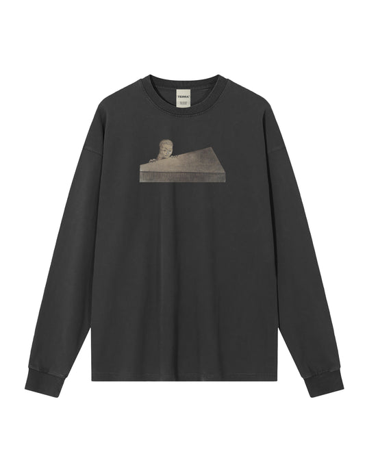 Odilon Redon Art Vintage Washed Long Sleeve T-Shirt