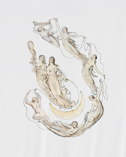 William Blake Art Stand Collar Bomber Jacket