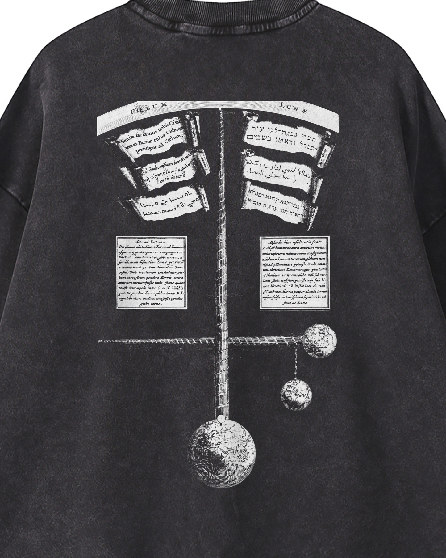 Hermetic Snow Washed Oversized Sweatshirt