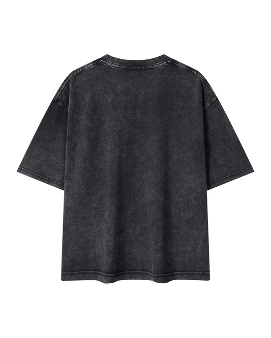 William Blake Art Mineral Wash Boxy Cotton T-Shirt