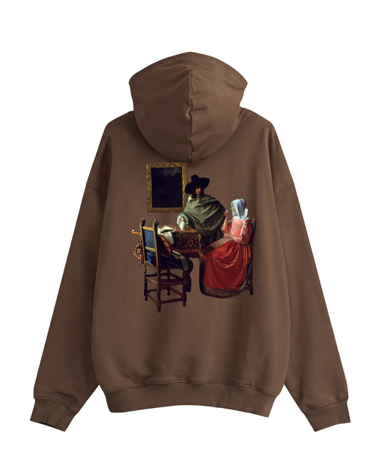 Johannes Vermeer "The Wine Glass" Hoodie