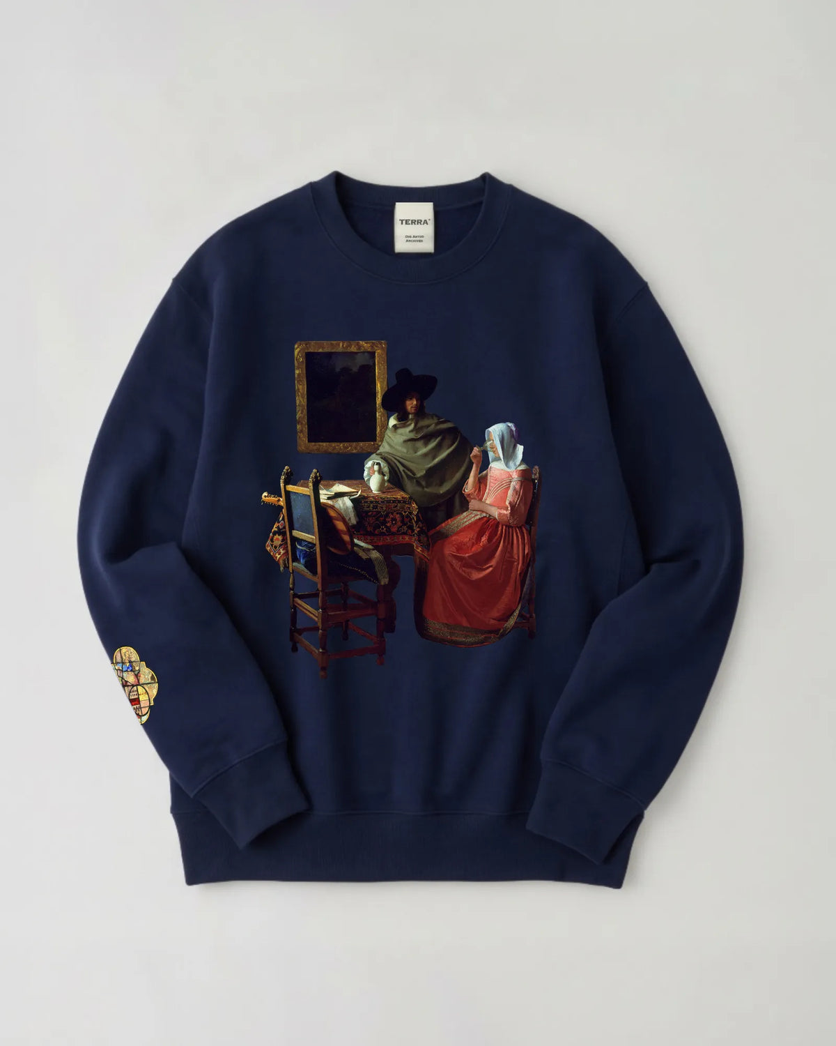 Johannes Vermeer "The Wine Glass" Sweatshirt