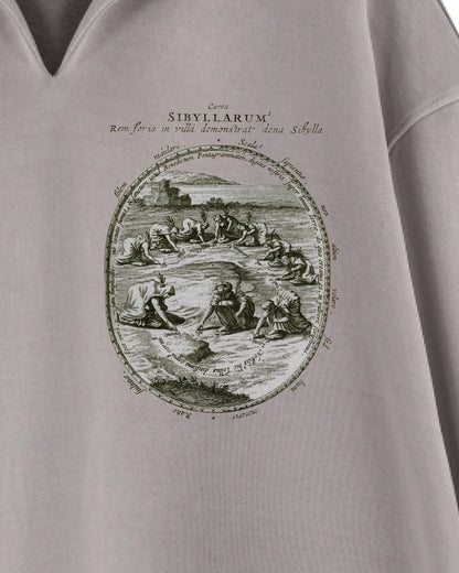 Alchemy Vintage Wash Collared Sweatshirt