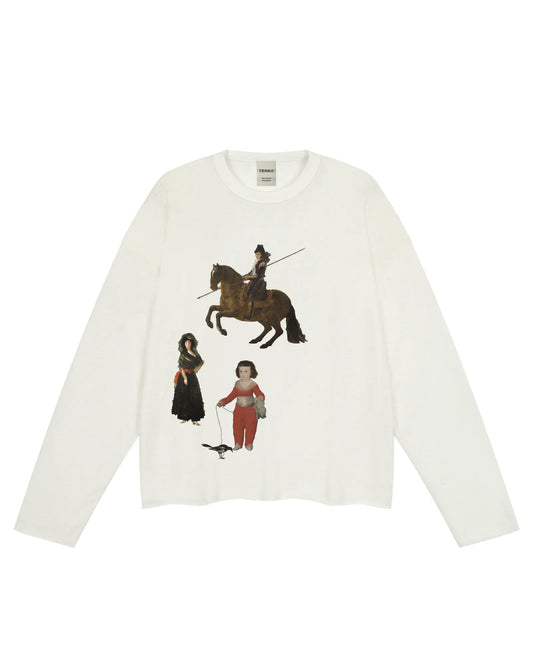Francisco de Goya "Figures" Sheer Long Sleeve