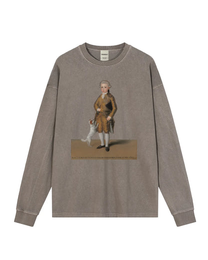 Francisco de Goya Vintage Washed Long Sleeve T-Shirt