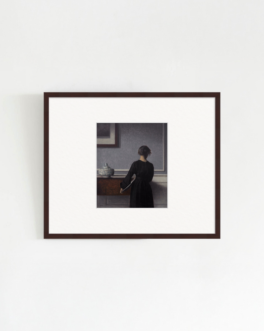 Interior with Young Woman Seen from the Back