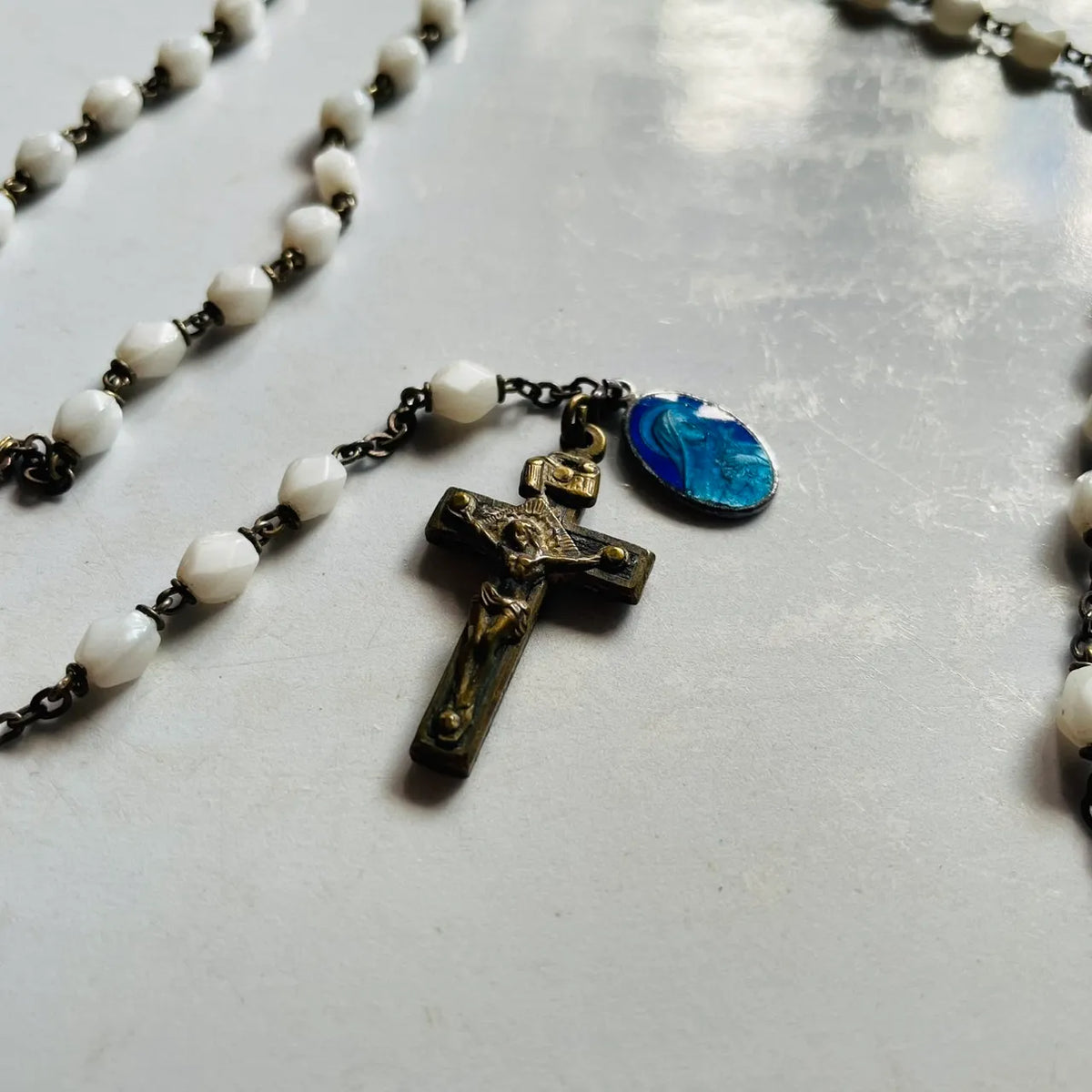 French Antique Rosary – 1920s, France