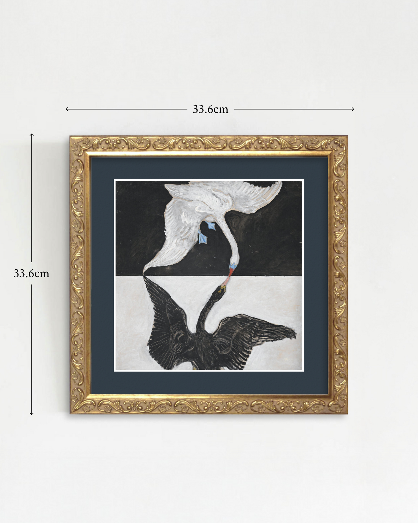 SILENCE-02 : Hilma af Klint - "The Swan No. 1" Framed Art