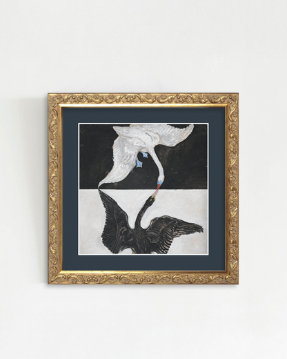 SILENCE-02 : Hilma af Klint - "The Swan No. 1" Framed Art