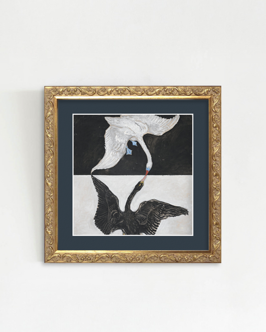 SILENCE-02 : Hilma af Klint - "The Swan No. 1" Framed Art