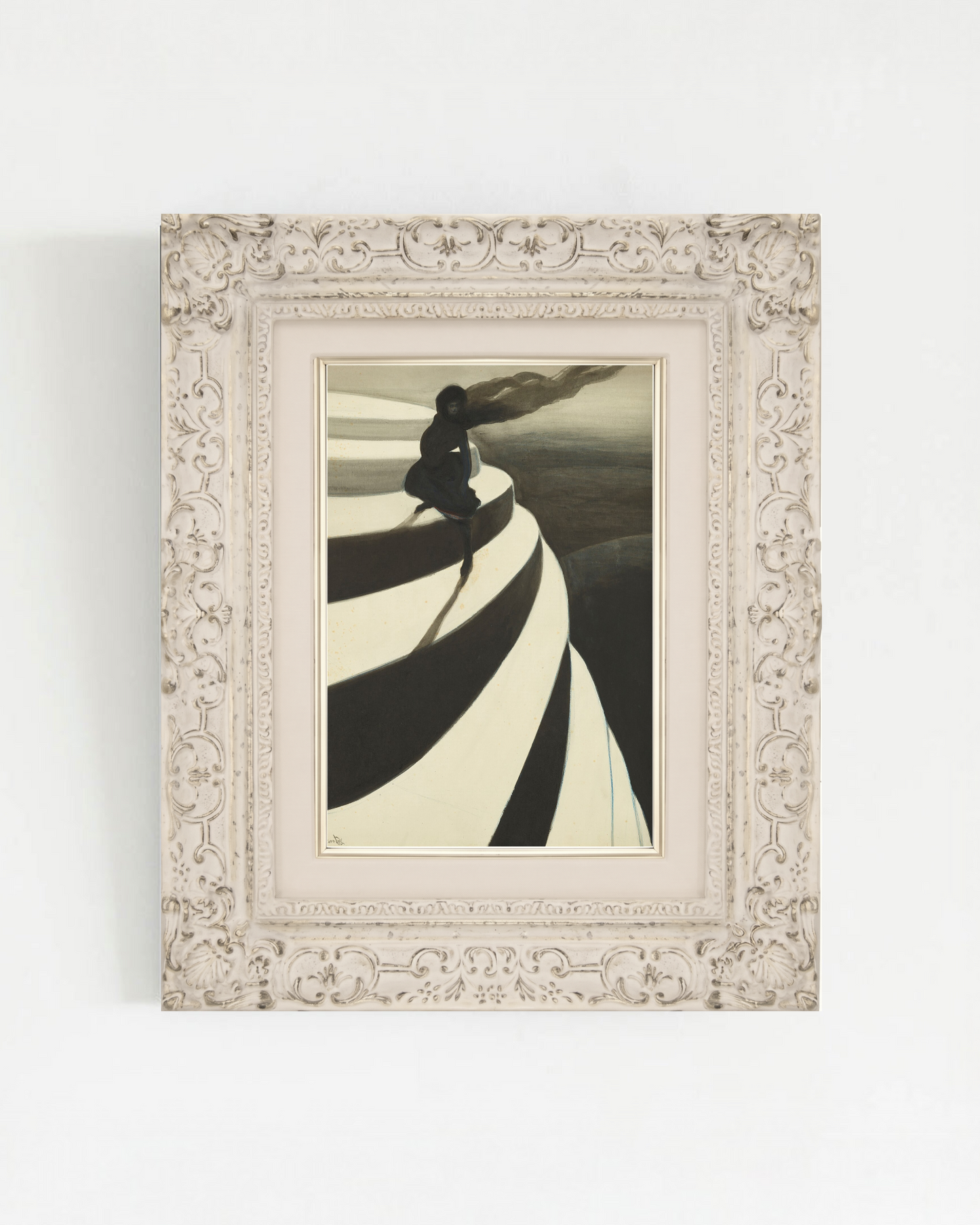 SILENCE-06 : Léon Spilliaert - "Vertigo" Framed Art