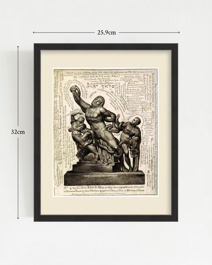 SILENCE-07 : William Blake - "Laocoön" Framed Art