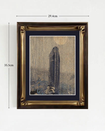 SILENCE-08 : Carlos Schwabe - "All Saints' Day" Framed Art