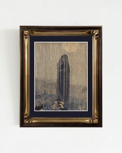 SILENCE-08 : Carlos Schwabe - "All Saints' Day" Framed Art