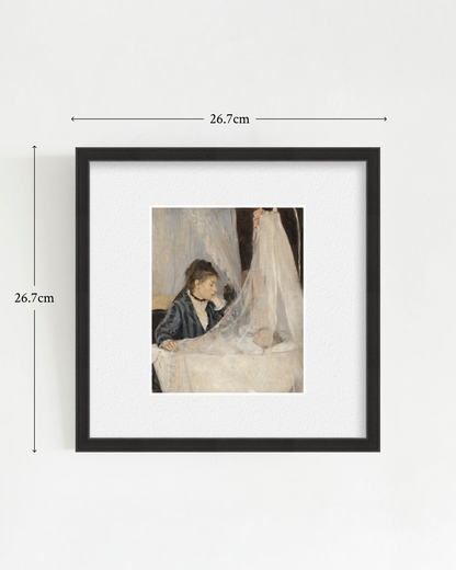 SILENCE-09 : Berthe Morisot - "The Cradle" Framed Art