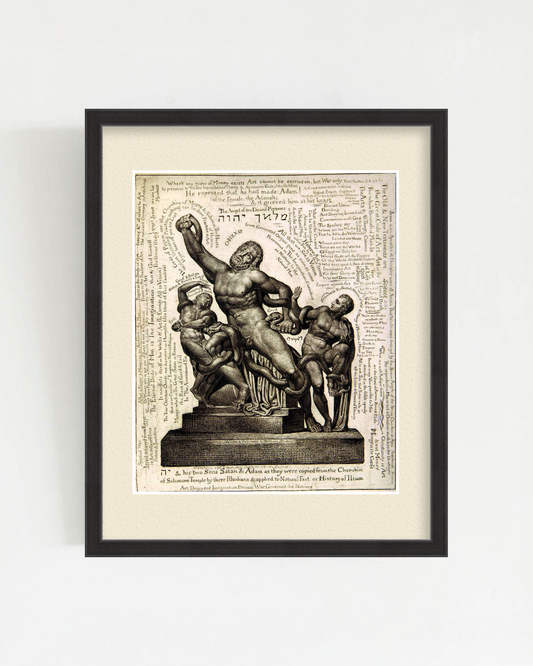 SILENCE-07 : William Blake - "Laocoön" Framed Art