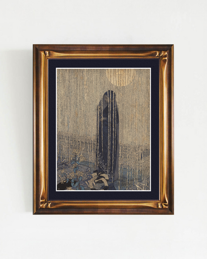 SILENCE-08 : Carlos Schwabe - "All Saints' Day" Framed Art