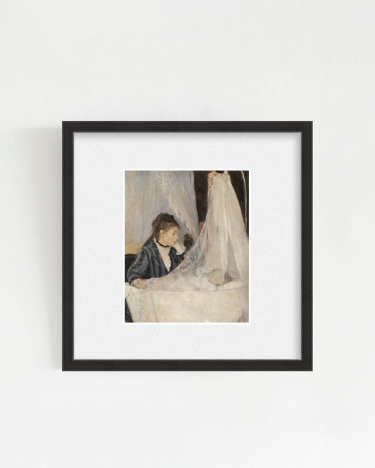 SILENCE-09 : Berthe Morisot - "The Cradle" Framed Art