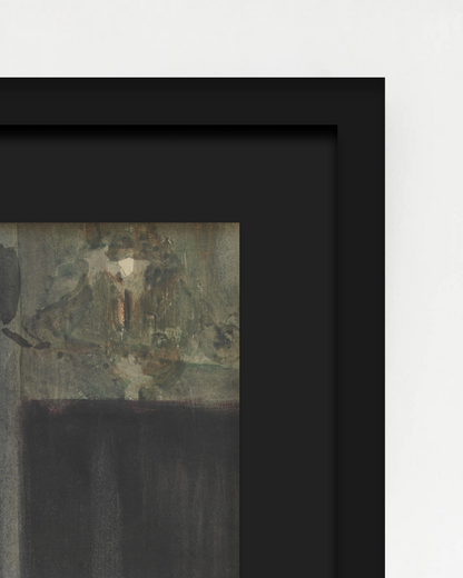 SOLITUDE-03 : Léon Spilliaert - "Self-portrait with a Blue Sketchbook" Framed Art