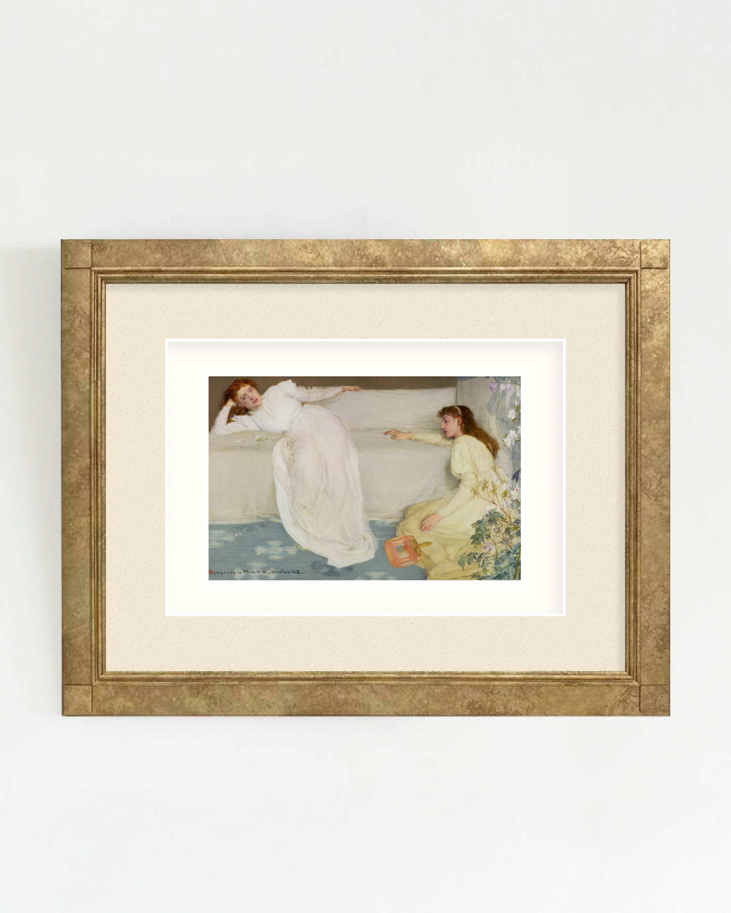 REVERIE-01 : James McNeill Whistler - "Symphony in White, No. III" Framed Art