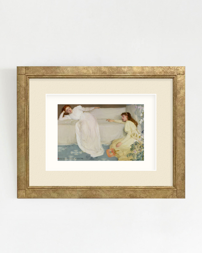 REVERIE-01 : James McNeill Whistler - "Symphony in White, No. III" Framed Art