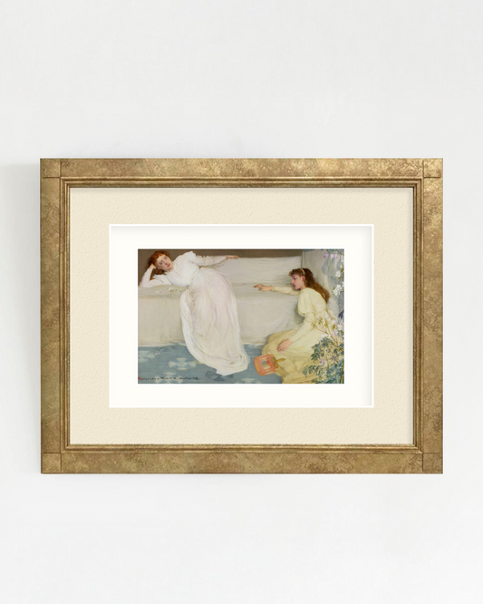 REVERIE-01 : James McNeill Whistler - "Symphony in White, No. III" Framed Art
