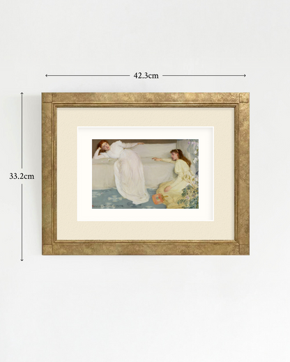 REVERIE-01 : James McNeill Whistler - "Symphony in White, No. III" Framed Art