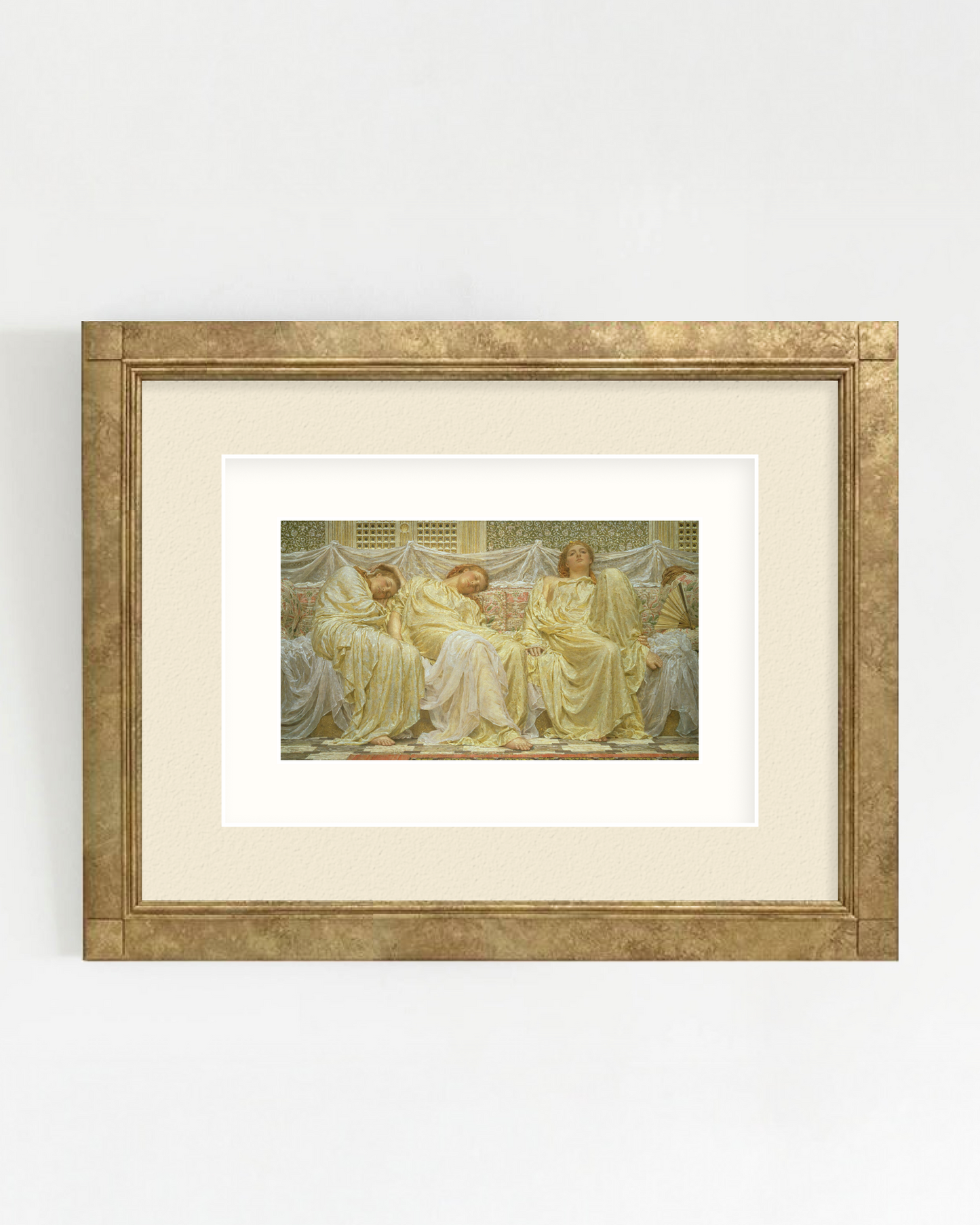 REVERIE-02 : Albert Joseph Moore - "Dreamers" Framed Art