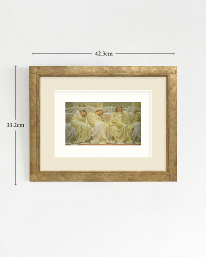 REVERIE-02 : Albert Joseph Moore - "Dreamers" Framed Art