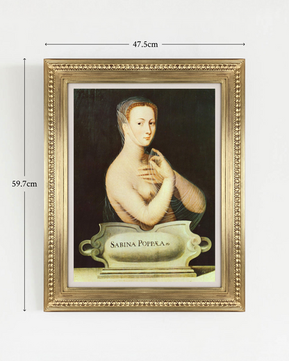 School of Fontainebleau - "Poppaea Sabina" Framed Art