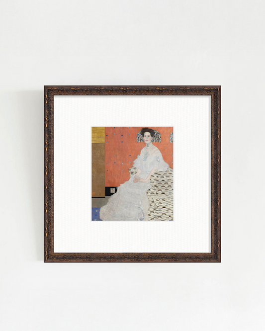 Gustav Klimt - "Portrait of Fritza Riedler" Framed Art