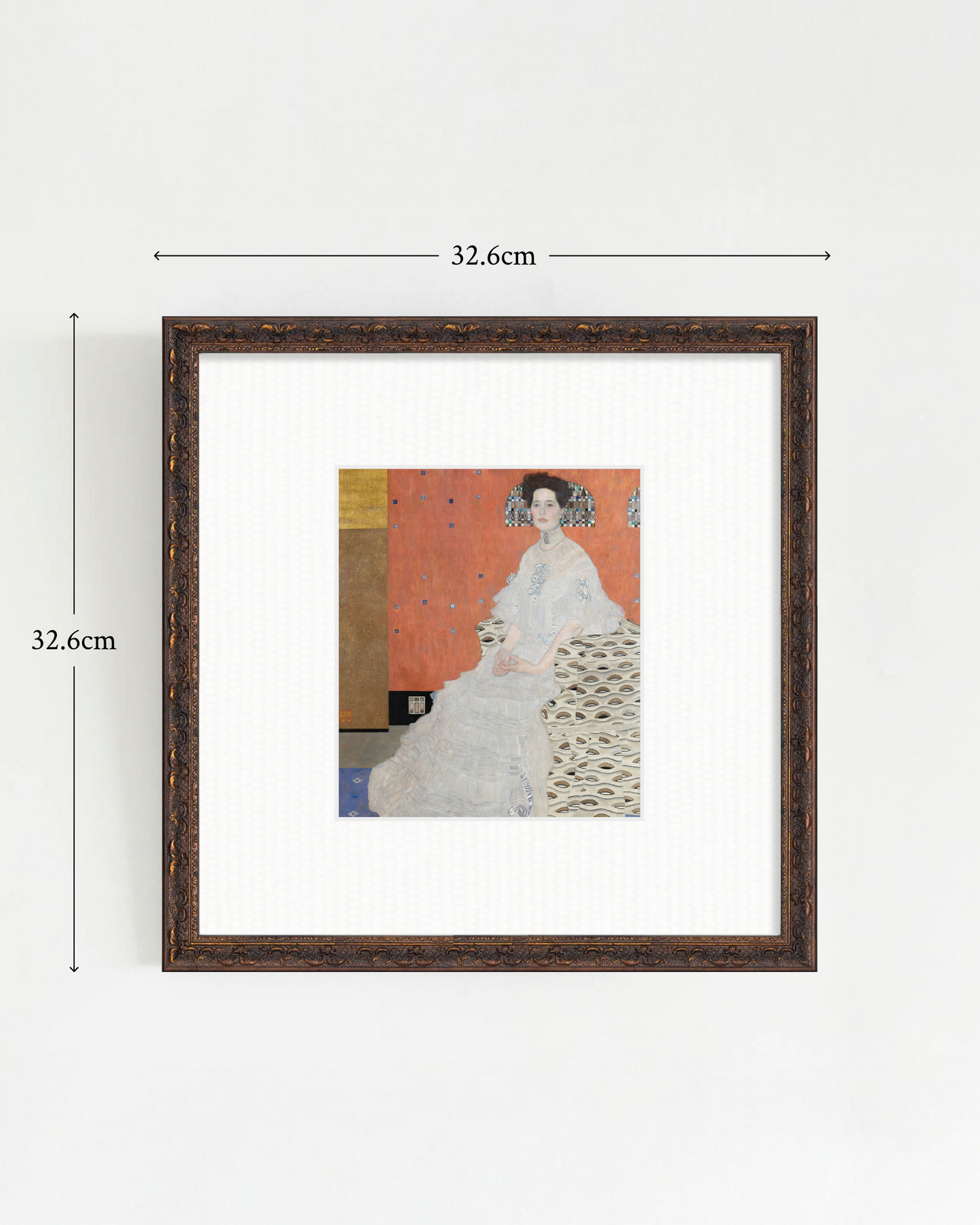 Gustav Klimt - "Portrait of Fritza Riedler" Framed Art