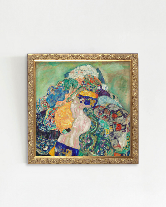Gustav Klimt - "Baby (Cradle)" Framed Art