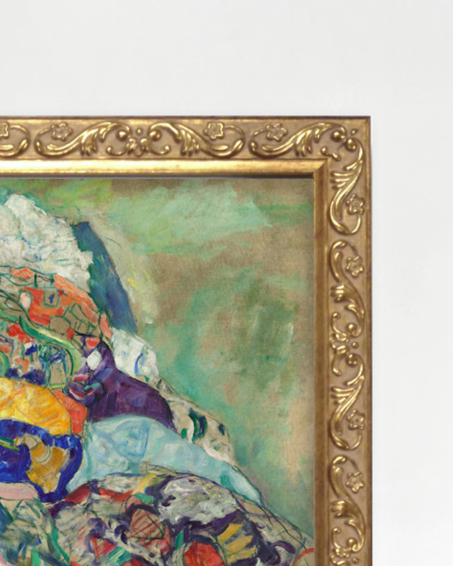 Gustav Klimt - "Baby (Cradle)" Framed Art