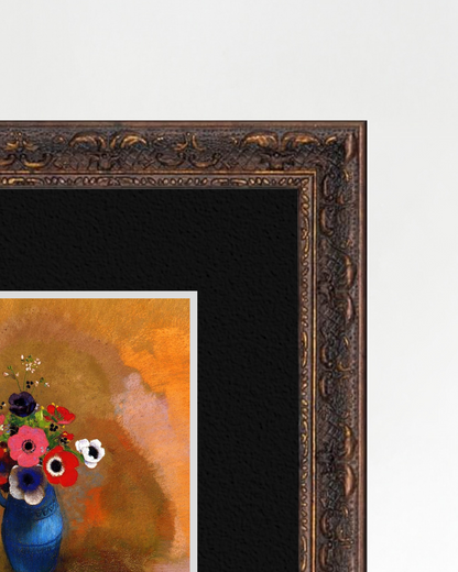 Odilon Redon - "Vase de fleurs" Miniature Framed Art