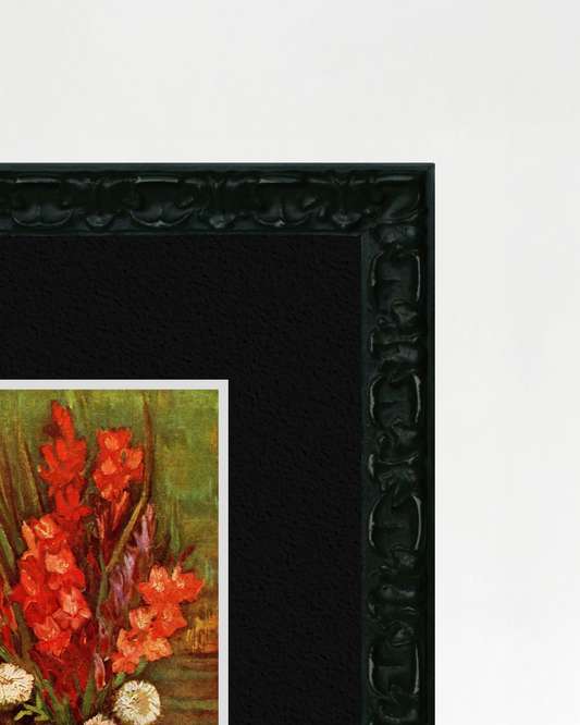 Vincent Willem van Gogh - "Vase with Red Gladioli" Miniature Framed Art