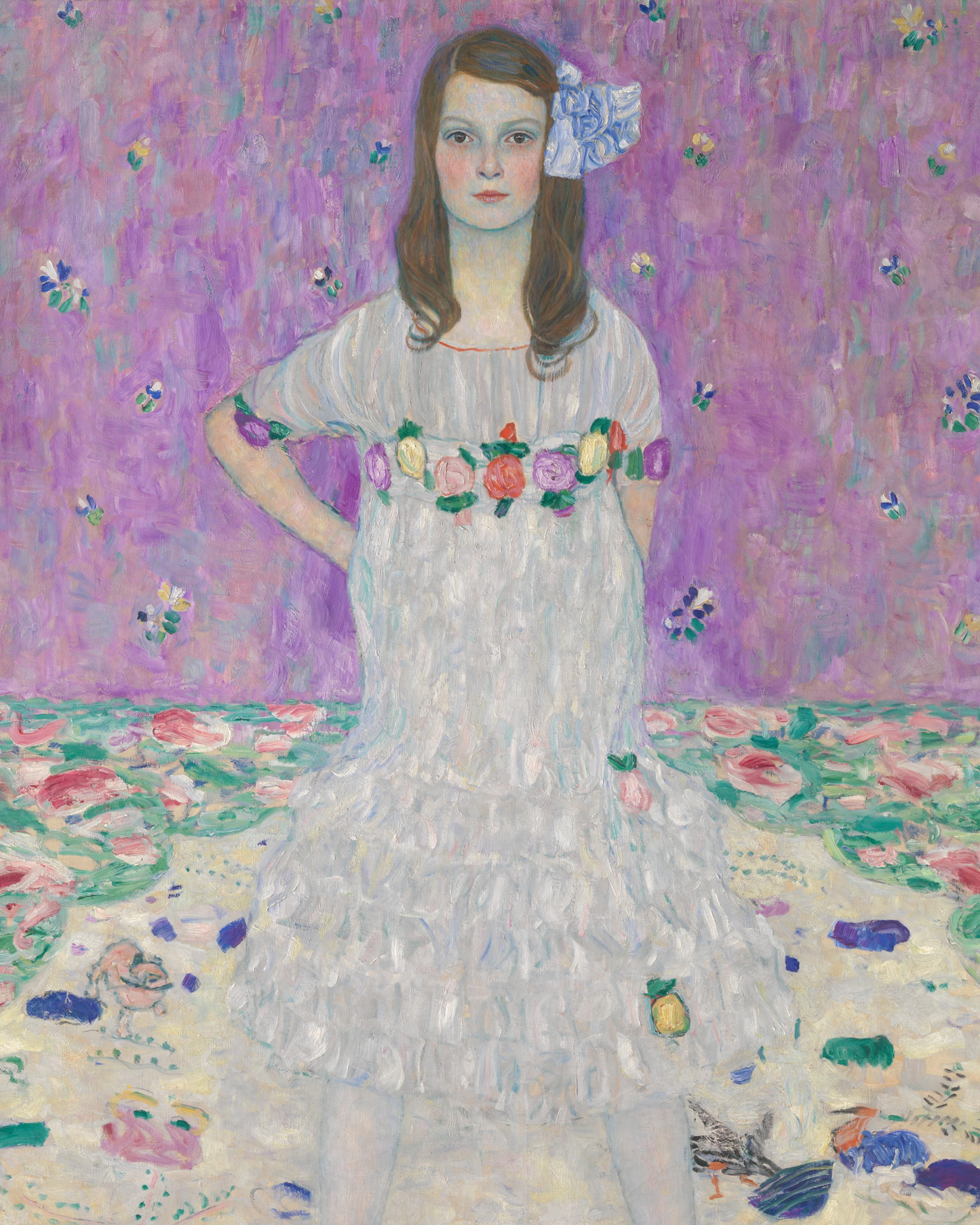 Gustav Klimt - "Mäda Primavesi (1903–2000)" Framed Art