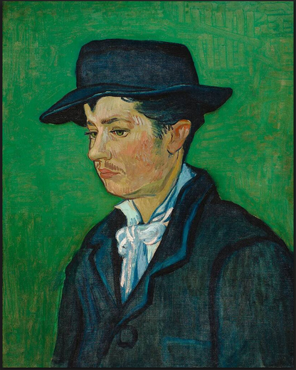 Vincent Willem van Gogh - "Portrait of Armand Roulin" Framed Art