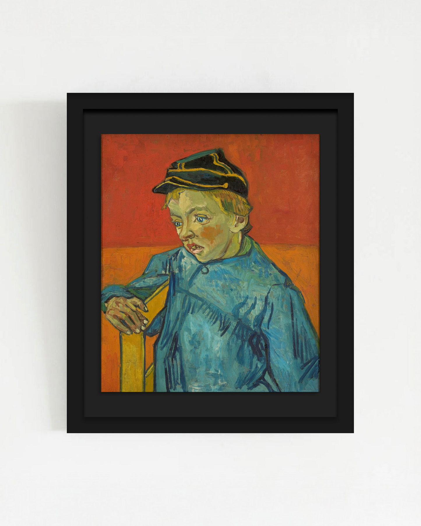 Vincent Willem van Gogh - "The Schoolboy (Camille Roulin)" Framed Art