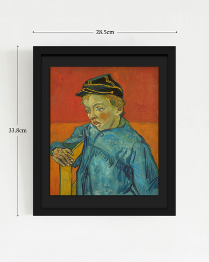 Vincent Willem van Gogh - "The Schoolboy (Camille Roulin)" Framed Art
