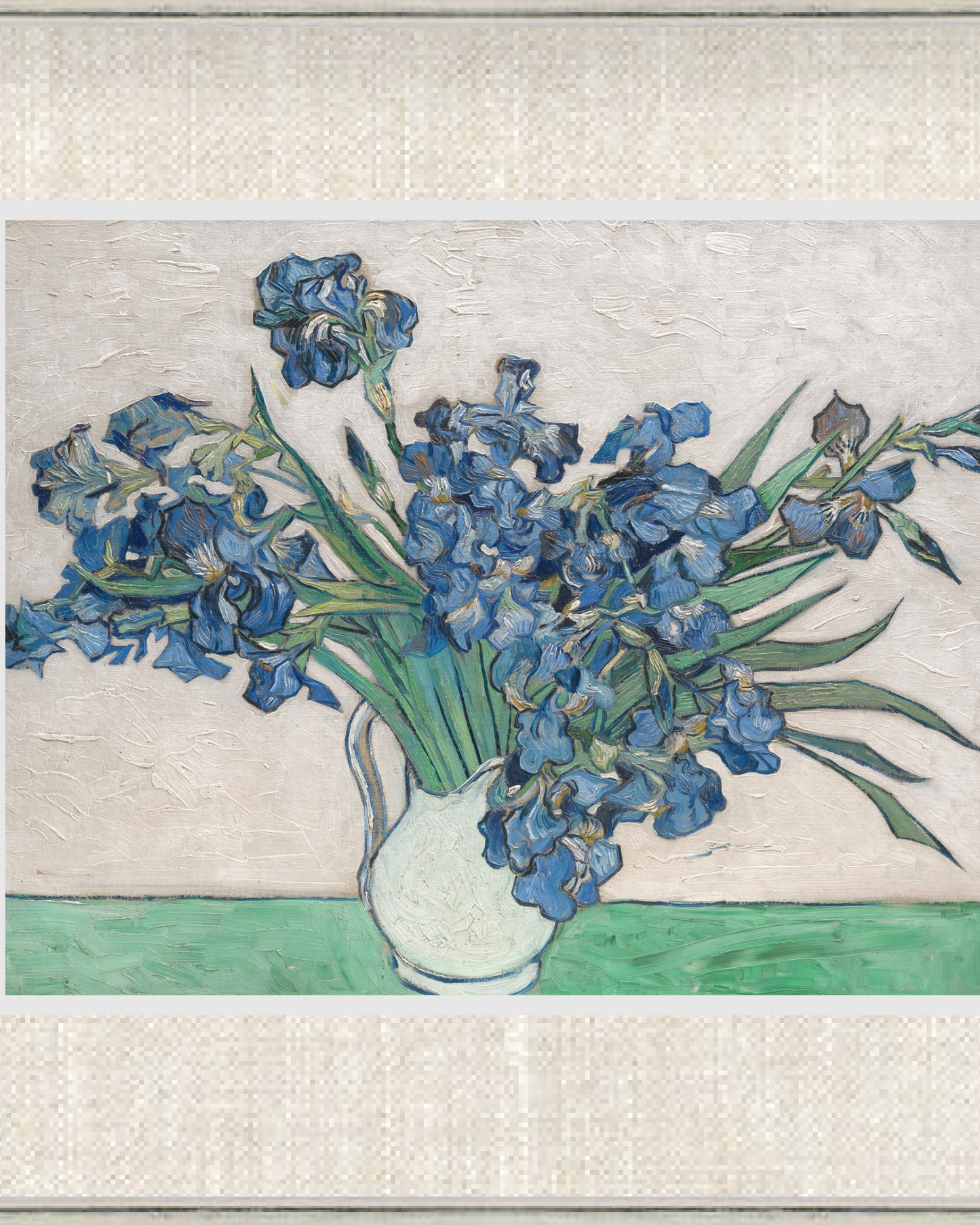 Vincent Willem van Gogh - "Irises" Miniature Framed Art